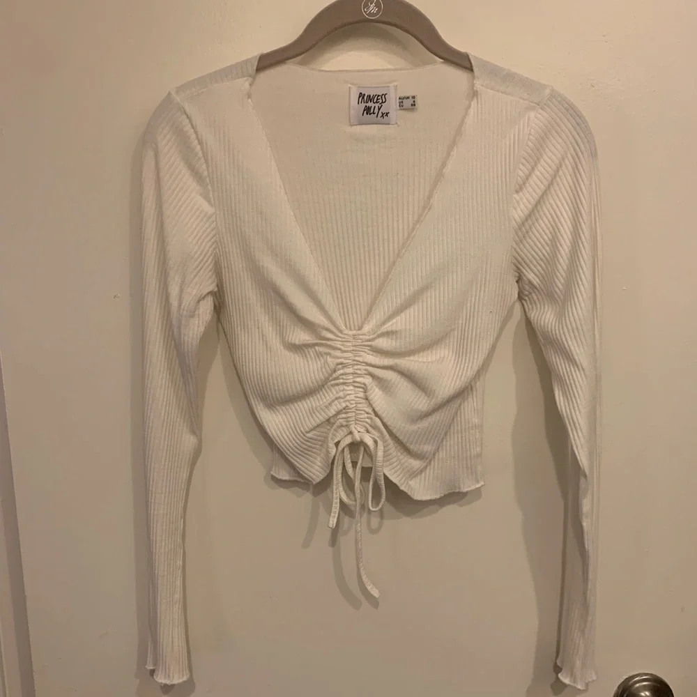 Princess Polly Pinch Me Top in White - Picture 2 of 3